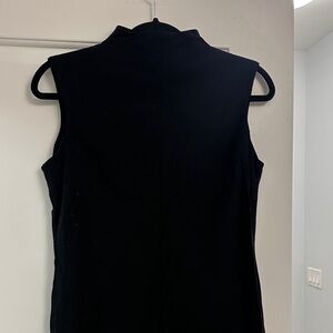 Ralph Lauren Black Wool Blend Dress
